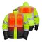 Mobile Warming Men's Hi Viz Yellow/Black Heated Jacket, 2X, 7.4V MWJ19M04-10-06